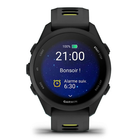 Garmin Forerunner 170 Noir, Bracelet Noir/Jaune