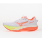 Mizuno Wave Rider 30 Femme White/Lava Orange/Lime Pulp