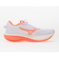 Mizuno Wave Rider 30 Femme White/Lava Orange/Lime Pulp
