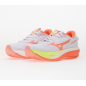 Mizuno Wave Rider 30 Femme White/Lava Orange/Lime Pulp