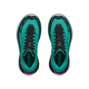 Hoka Mafate 5 Femme Black/Electric Aqua