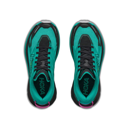 Hoka Mafate 5 Femme Black/Electric Aqua