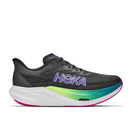 Hoka Rocket X 3 Unisexe Black/Neon Nebula