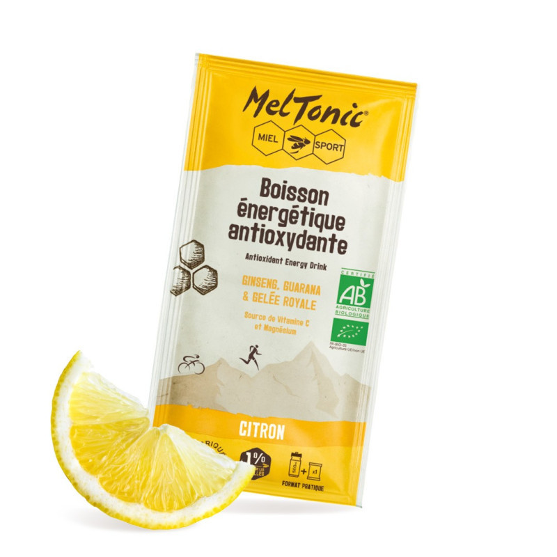 Meltonic Boisson Energétique Antioxydante Bio Citron (Sachet Individuel)