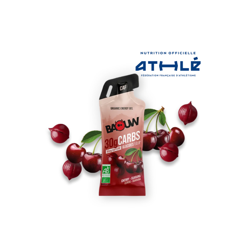 Baouw Gel Energie Bio Cerise/Guarana