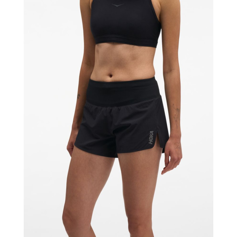 Hoka Glide Short Mr 3,5'' Brief Femme Black