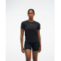 Hoka Everyrun Short Sleeve Femme Black
