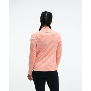 Hoka Skyform Half Zip Clf Prt Femme Sunstone Print