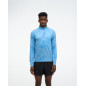 Hoka Skyform Half Zip Clf Prt Homme Mineral Blue Print