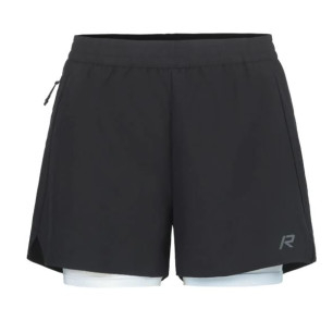 Rukka Short Makela Print Femme Noir/Bleu Glace
