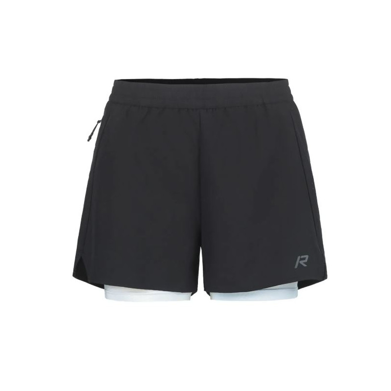 Rukka Short Makela Print Femme Noir/Bleu Glace