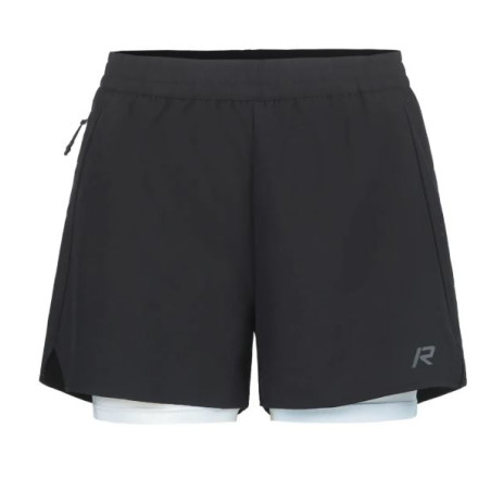 Rukka Short Makela Print Femme Noir/Bleu Glace