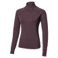 Mizuno Active Warmalite Demi-Zip Manches Longues Femme Raisin