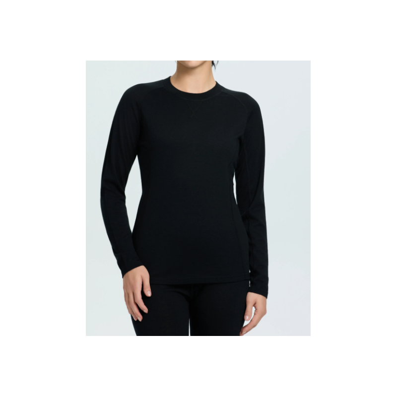 Rukka T-Shirt Manches Longues Tujula Femme Noir