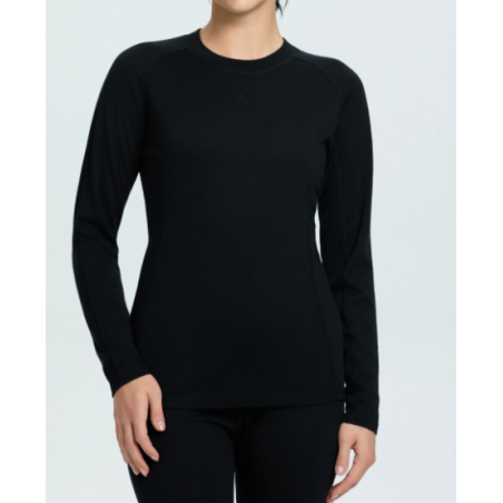 Rukka T-Shirt Manches Longues Tujula Femme Noir