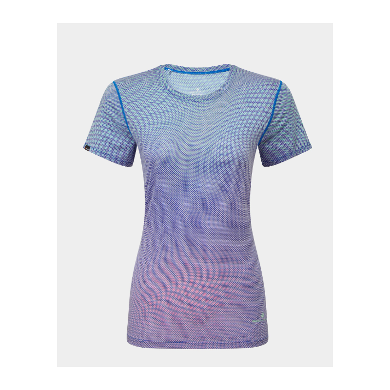 Ronhill Tech Golden Hour S/S Tee Femme Classic Blue Refraction