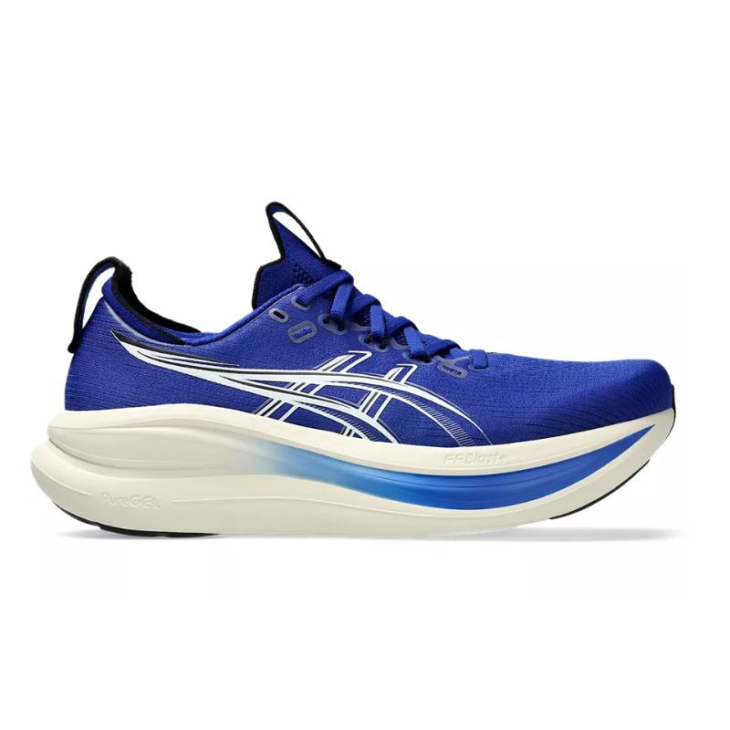 Asics Gel-Nimbus 28 Homme Prussian Blue/Cream