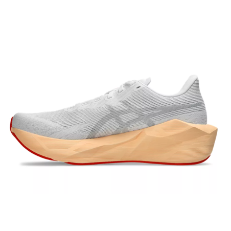 Asics Novablast 6 Femme White/Vivid Coral