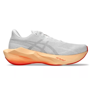 Asics Novablast 6 Femme White/Vivid Coral