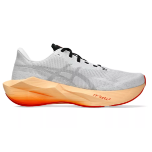 Asics Novablast 6 Homme White/Orange Glow