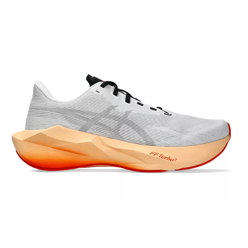 Asics Novablast 6 Homme White/Orange Glow Asics Novablast 6 Homme White/Orange Glow