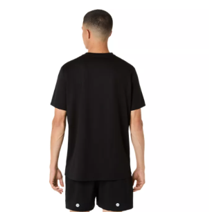 Asics Fujitrail Logo SS Top Homme Performance Black/Cream/Carbon