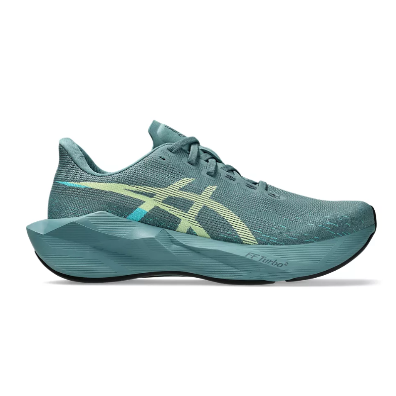 Asics Novablast 6 Homme Foggy Teal/Illuminate Yellow