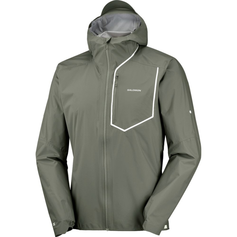 Salomon Bonatti Pro Jacket Homme Castor Gray