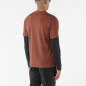 Salomon Sense Aero SS Tee GFX Homme Burnt Umber/Coffee Bean