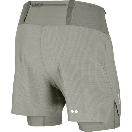 Salomon Sense Aero 2in1 Trail 5" Homme Castor Gray