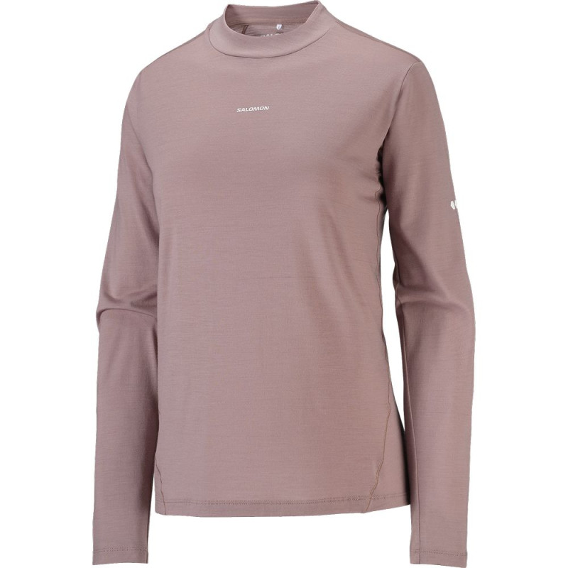 Salomon Sense Merino LS Tee Femme Antler