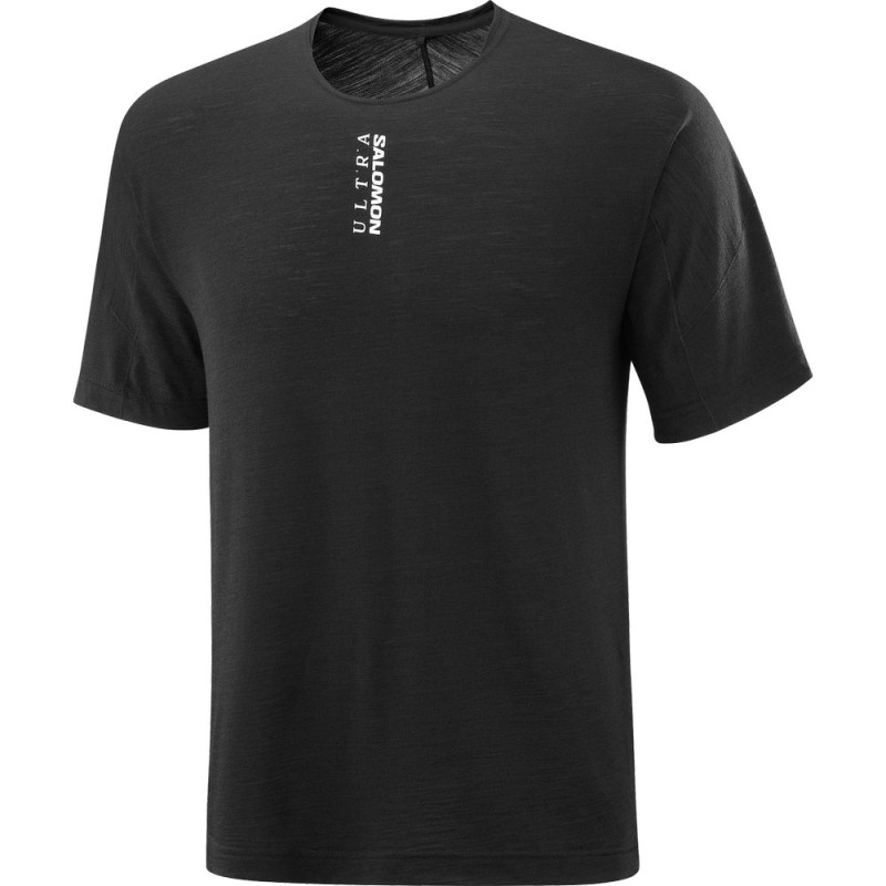 Salomon Ultra SS Tee Homme Deep Black