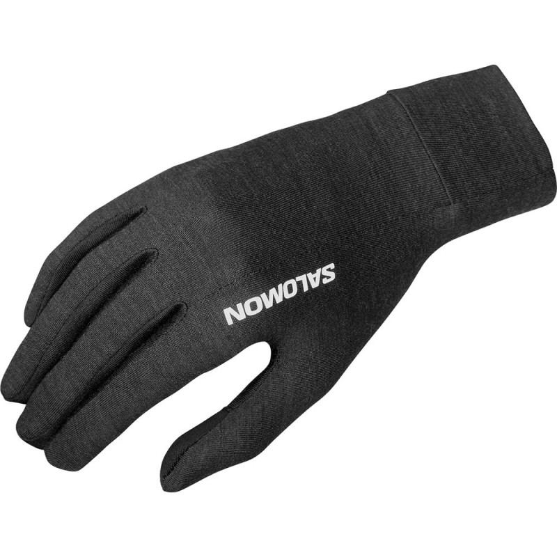 Salomon Merino Gloves Unisexe Deep Black
