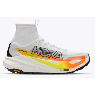 Hoka Tecton X 4 Femme Frost/Neon Tangerine