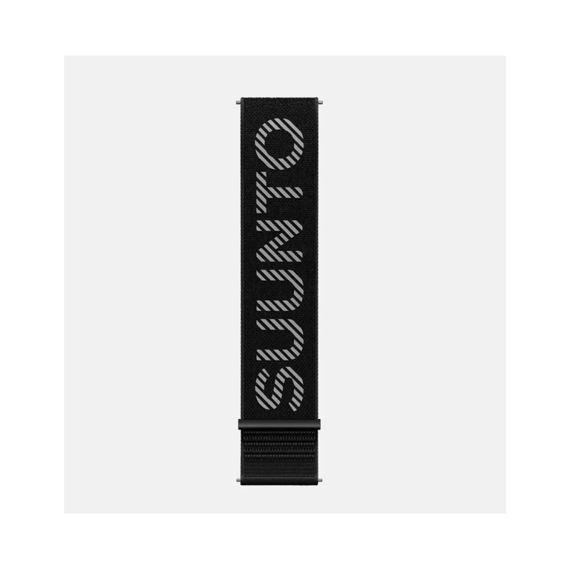 Suunto Bracelet 22mm Athletic 7 Loop Nylon Black