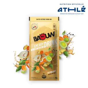 Baouw Energy Drink Sachet Individuel Bouillon Salé