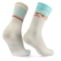 Sidas Chaussette Run Spirit Blanc/Turquoise