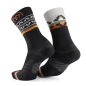 Sidas Chaussette Run Spirit Noir/Orange