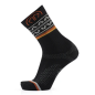 Sidas Chaussette Run Spirit Noir/Orange