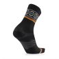 Sidas Chaussette Run Spirit Noir/Orange