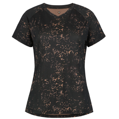 Rukka T-Shirt Muuko Print Femme Chocolat