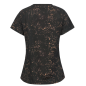 Rukka T-Shirt Muuko Print Femme Chocolat
