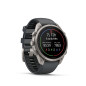 Garmin Fénix 9 Pro – inReach, 47mm Titanium, Bracelet Silicone Graphite/Noir Garmin Fénix 9 Pro – inReach, 47mm Titanium, Bracelet Silicone Graphite/Noir