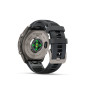 Garmin Fénix 9 Pro – inReach, 47mm Titanium, Bracelet Silicone Graphite/Noir Garmin Fénix 9 Pro – inReach, 47mm Titanium, Bracelet Silicone Graphite/Noir