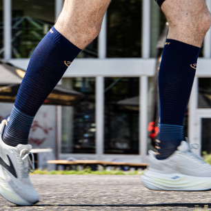 BV Sport Chaussette Run Marathon.2 Compression Bleu/Marine