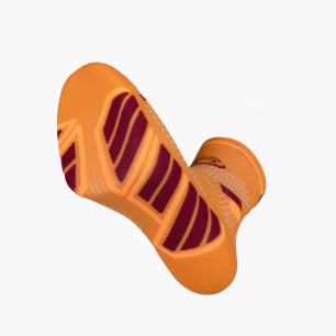 BV Sport Socquette Trail Ultra.2 Mid Orange/Bordeaux