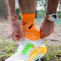BV Sport Socquette Trail Ultra.2 Mid Orange/Bordeaux