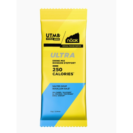 Näak Ultra Energy Drink Mix Bouillon Salé - Sachet Individuel 72g