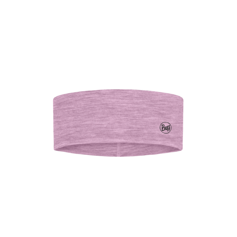 Buff LW Merino Wool Headband Solid Pansy