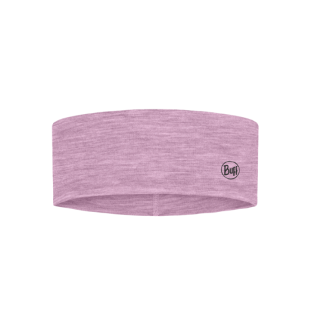Buff LW Merino Wool Headband Solid Pansy